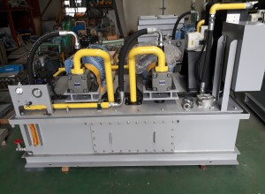 구미하수처리 투입문 및 배출기